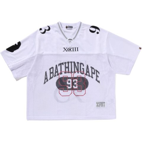 Bape Line Camo Multi Logo Relaxed Fit Football Jersey