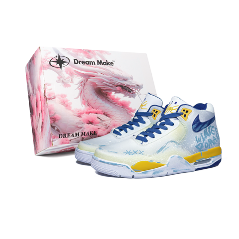 Nike Flight Legacy Snowfield Aurora Leather Abrasion Resistant Mid top Vintage Basketball Shoes Men’s