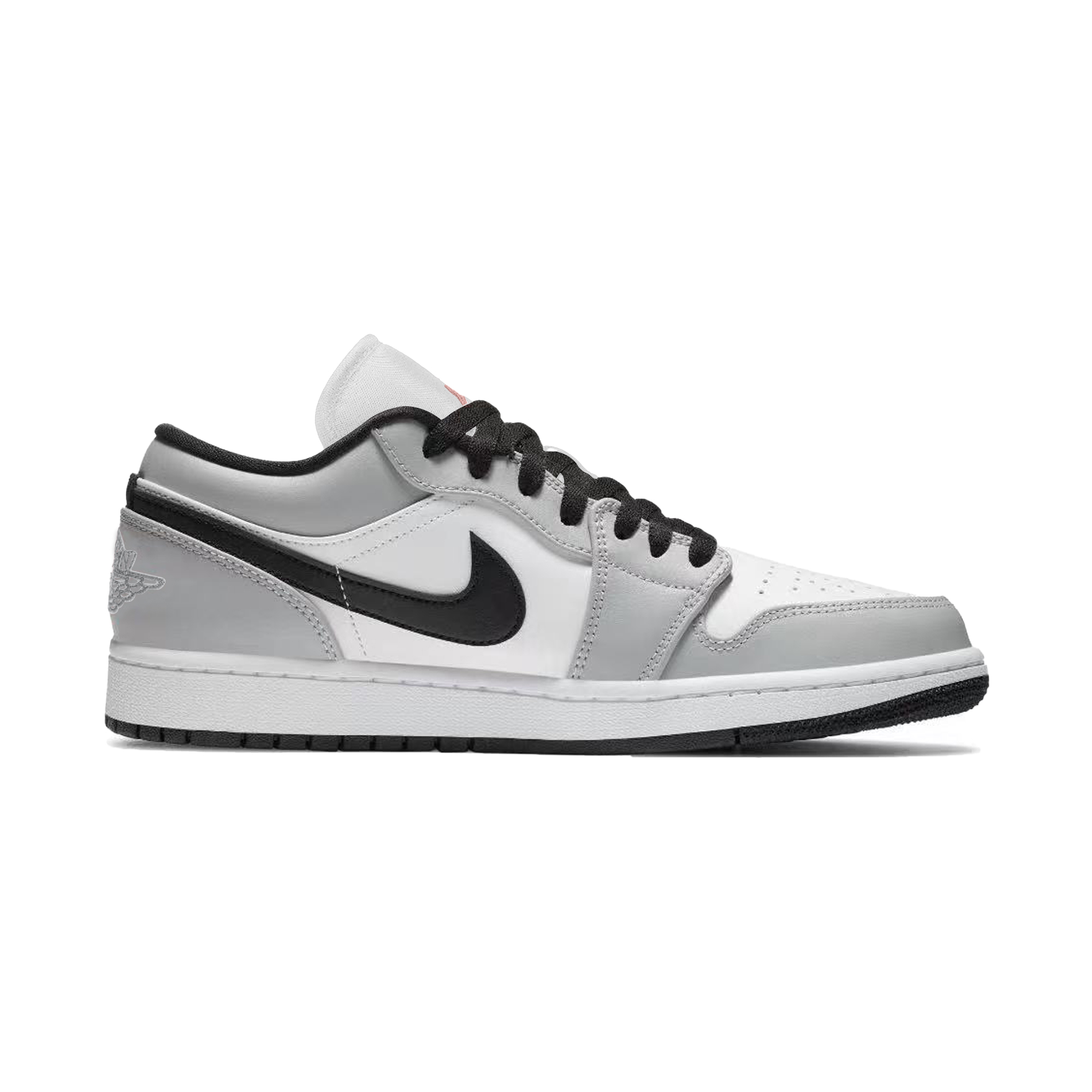 Jordan Air Jordan 1 Low top Vintage Basketball Shoes Unisex Light Gray