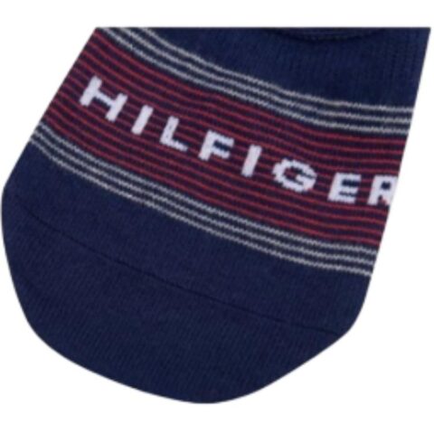 Tommy Hilfiger No Show Socks Men’s 2 Pack White/Navy Blue