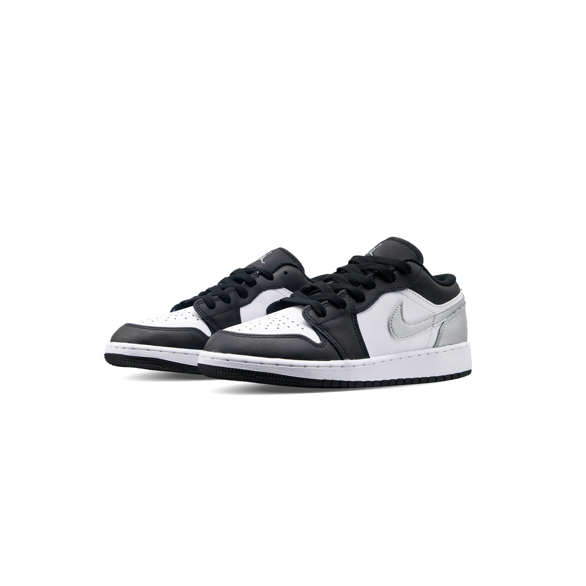Jordan Air Jordan 1 Low ‘Silvery’ Low top Vintage Basketball Shoes Women’s Black Silver