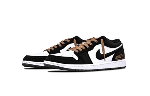 Jordan Air Jordan 1 Bronze Phantom Cushioning, Wear Resistant Low top Vintage Basketball Shoes Unisex