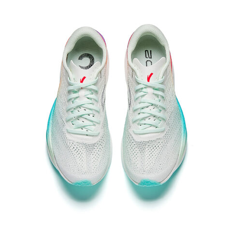 Anta C202 6.0 Slip Resistant, Abrasion Resistant, Breathable Low top Running Shoes Women’s White Green Orange