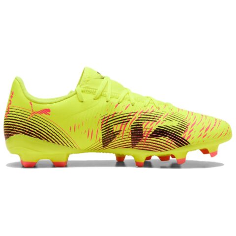PUMA FUTURE 8 Artificial Turf Abrasion Resistant Soccer Shoes Unisex Yellow Black