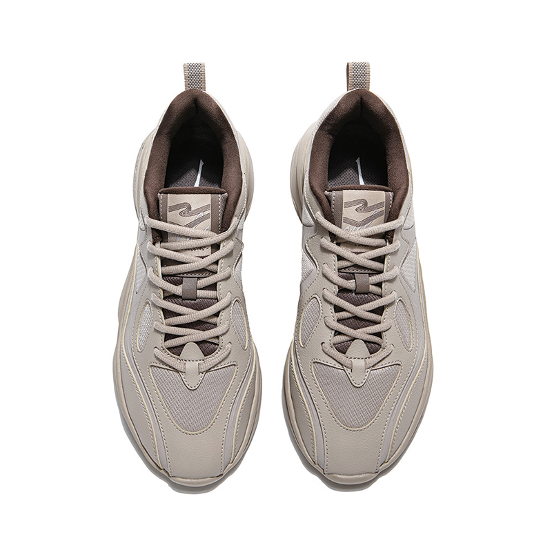 Erke Slip Resistant, Abrasion Resistant, Lightweight Low top Sprint Running Shoes Men’s Gray