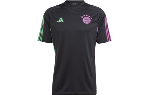 Adidas FC Bayern Soccer Jerseys Men’s Black Moderate Straight Fit