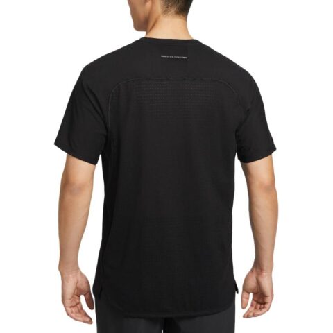 Nike Dri FIT Trail Solar Chase Running T Shirt Men’s Black/Peak White