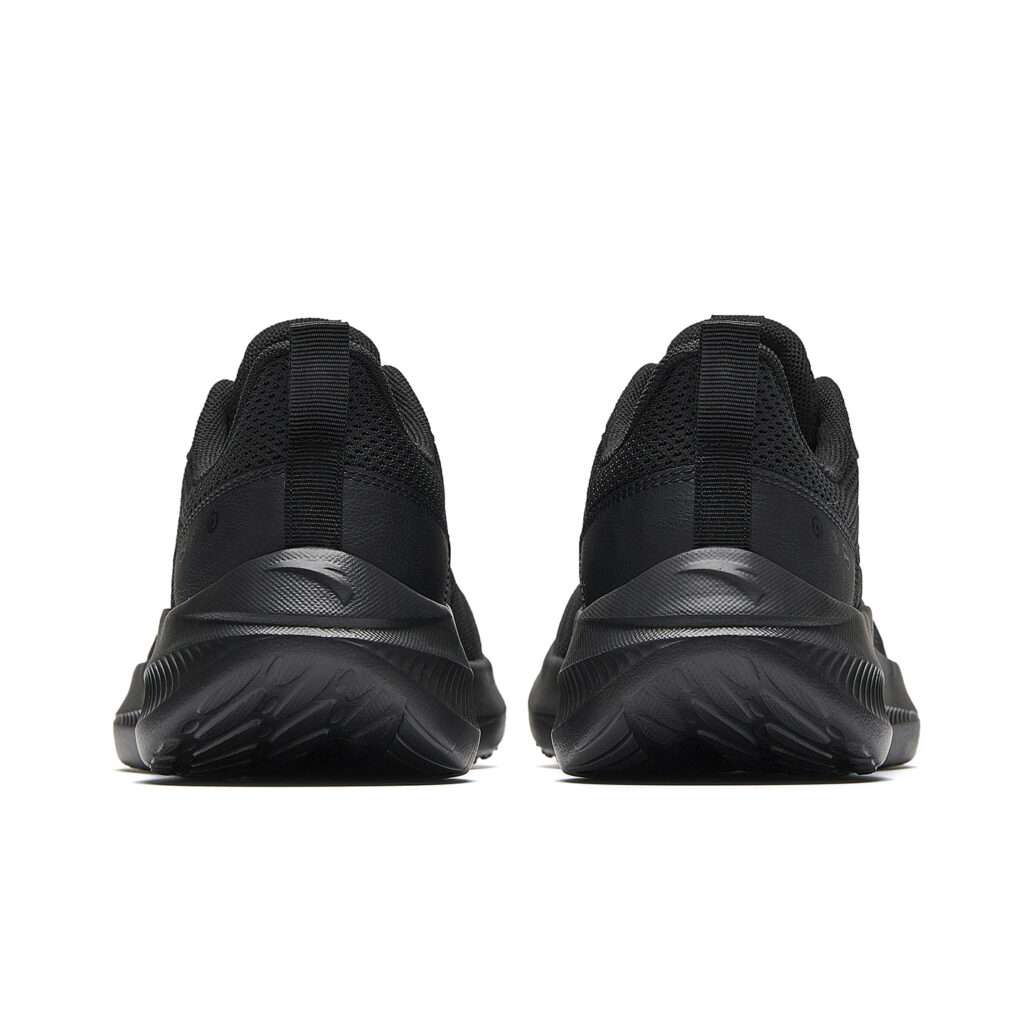 Anta Cushioning Slip Resistant Breathable City Commuting Running Shoes Men’s Basic Black