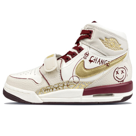 Jordan Legacy 312 CNY Street Graffiti Slip Resistant Abrasion Resistant Slip Resistant Abrasion Resistant High top
