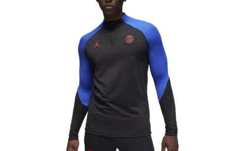 Jordan Paris Saint Germain Soccer Jersey Men's Black
