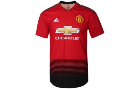 Adidas Authentic Manchester United Jersey For 2019 At Home Soccer Jersey Men's Red