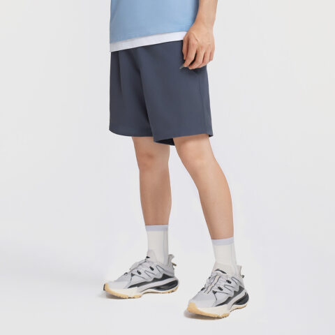 Li Ning Fitness Series Sports Shorts Men’s Night Blue Single Logo