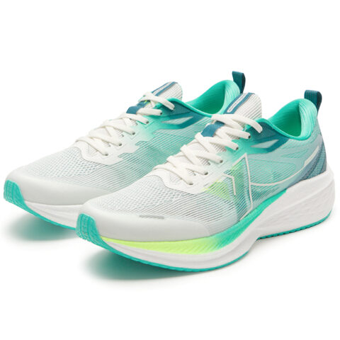 XTEP Fabric Low top Casual Running Shoes Men’s White Green