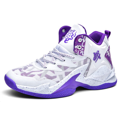 GQWE Cushioning Breathable Lightweight High top Basketball Shoes Unisex