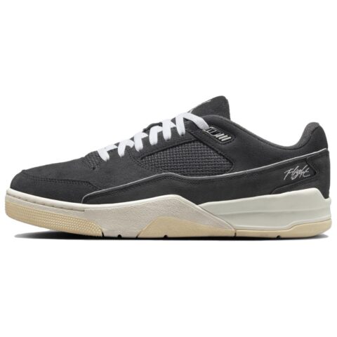 Jordan Flight Court Anthracite Sail Varsity Red White