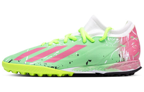 Adidas X Crazyfast.3 Soccer Shoes Unisex Low Top Green/Pink