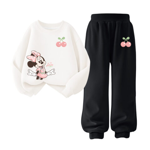 Disney Kids Casual Sportswear Crew Neck Moderate