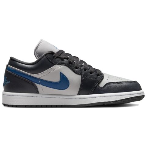 Jordan Air Jordan 1 Vintage Basketball Shoes Unisex Low Top Gray/Black