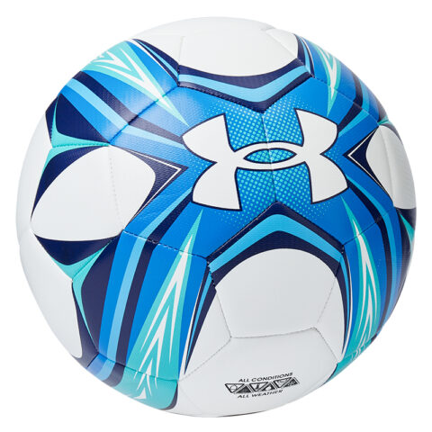 Under Armour Size 5 Ball Soccer Ball TPU Machine Stitched Soccer Ball Unisex Blue White
