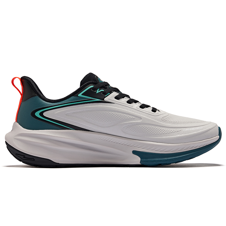 Erke Tissot 4 Cushioning Waterproof Lightweight Low top Sprint City Commuting Running Shoes Men’s Gray Cyan