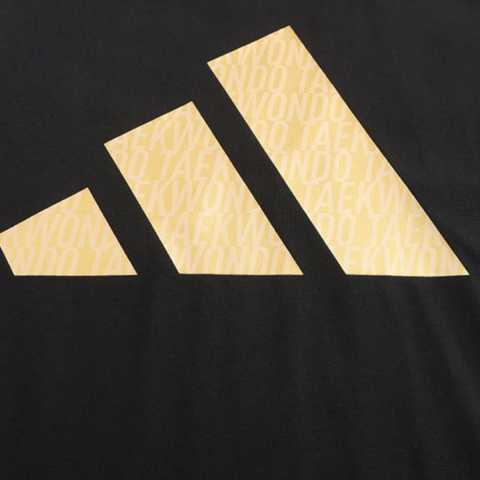 Adidas Taekwondo Casual Sportswear Unisex Black Gold