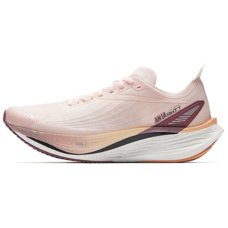 Anta Low top Nitrogen 80 Technology Training Racing Running Shoes Women’s White Pink