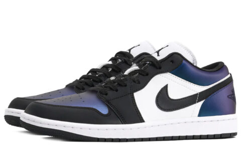 Jordan Air Jordan 1 Abrasion Resistant Low top Vintage Basketball Shoes Unisex Red Purple Blue