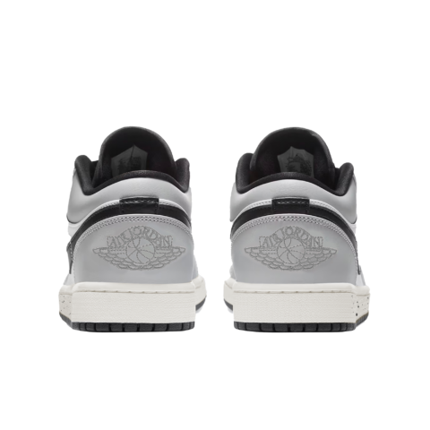 Jordan Air Jordan 1 Low top Vintage Basketball Shoes Unisex Black White Gray