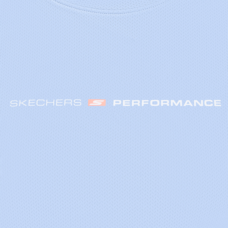 Skechers T Shirt Women’s Xenon Gas Blue 0356