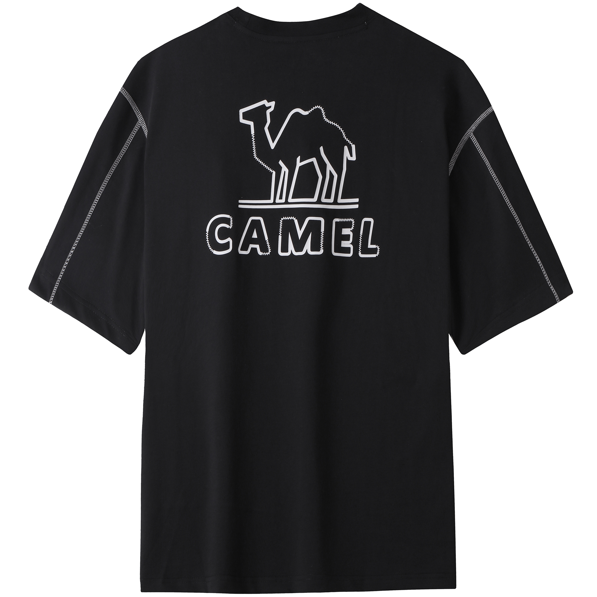 CAMEL Urban Function Series Quick Dry T Shirts Unisex Crew Neck Moderate Straight Fit