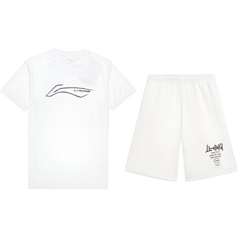 Li Ning Casual Sportswear Unisex White+White