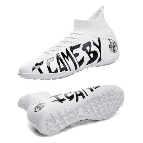 SHUANGDING Slip Resistant TF Turf Artificial Turf Synthetic Leather Soccer Shoes Unisex