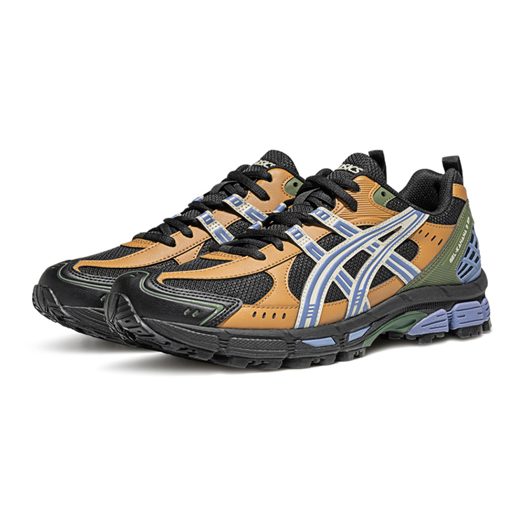 ASICS Gel Kahana 8 Cushioning Breathable Rebound Low top Trail Running Shoes Men’s Black Brown