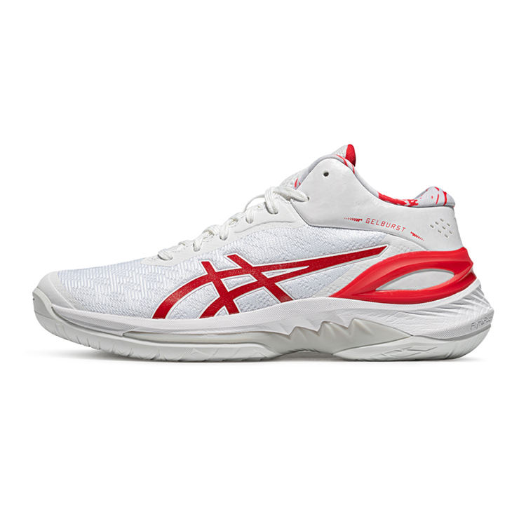 ASICS GELBURST 28 Rebound Slip Resistant Mid top Basketball Shoes Men’s White Red