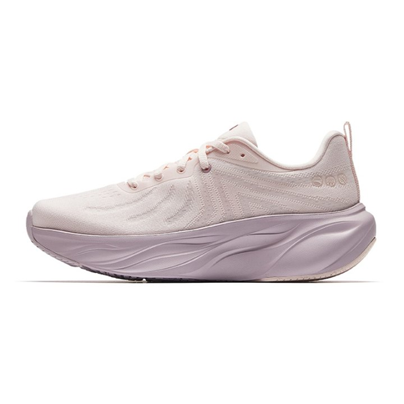 Anta Leaf 1.0 Cushioning Breathable Low top EVA Casual Training Running Shoes Women’s Residual Pink White