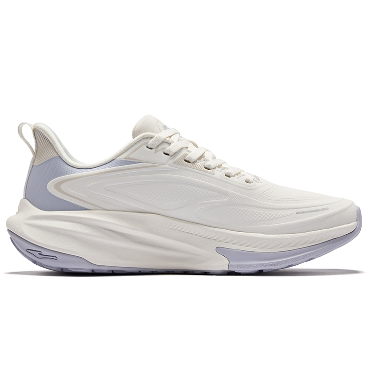 Erke Tissot 4 Running Shoes Women’s Low Top Microcrystal White Smoky Purple