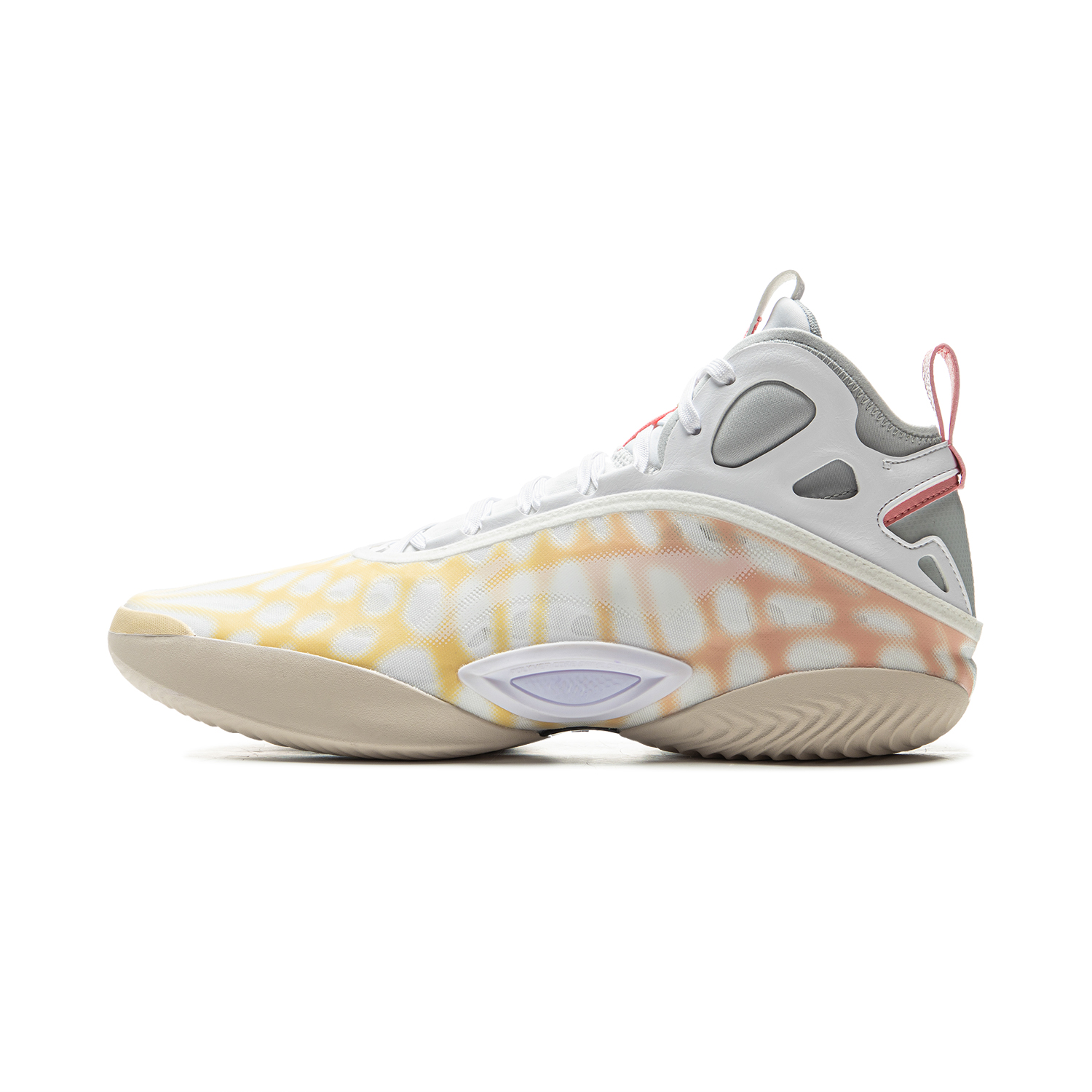 Li Ning Yushuai 19 Nuclear Core Basketball Shoes Men’s Mid Top Orange