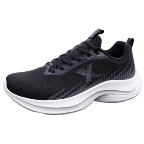 XTEP Slip Resistant Abrasion Resistant Low top Casual Running Shoes Men’s Black