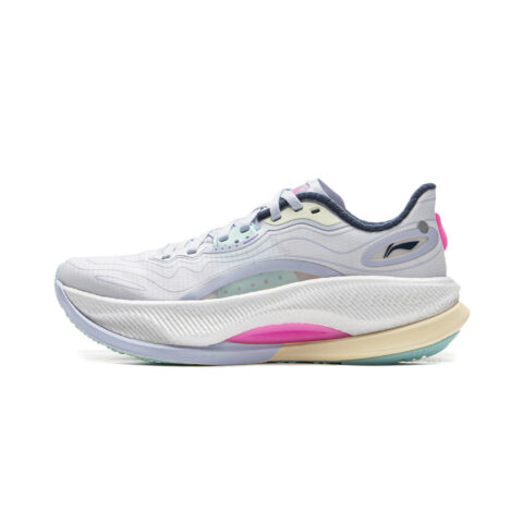 Li Ning Yueying 4 Slip Resistant Abrasion Resistant Low top Casual Running Shoes Women’s White Purple