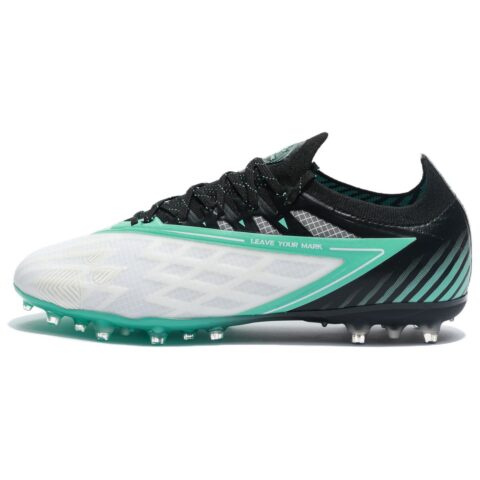 KELME Shadow 1.0 MG Multi Ground Cushioning Slip Resistant Breathable Soccer Shoes Unisex White Green