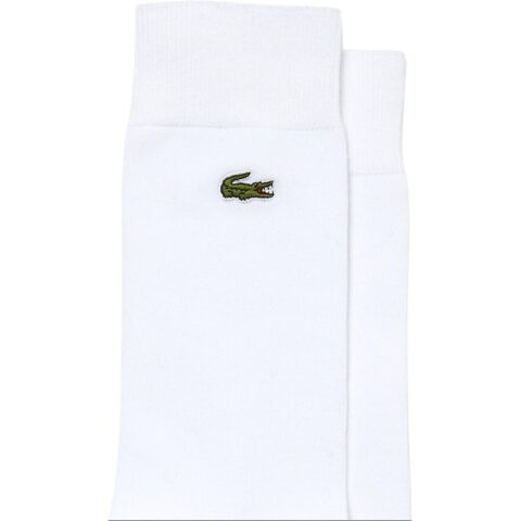 LACOSTE FW22 Crew Socks Men’s White