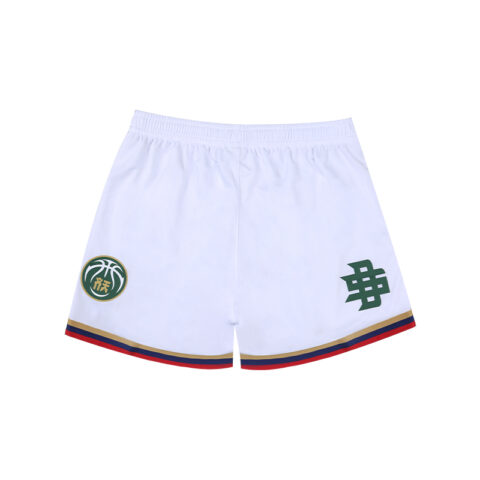 Li Ning CBA Collection Basketball Shorts League Version 24 25 Nanjing Team Men’s Standard White