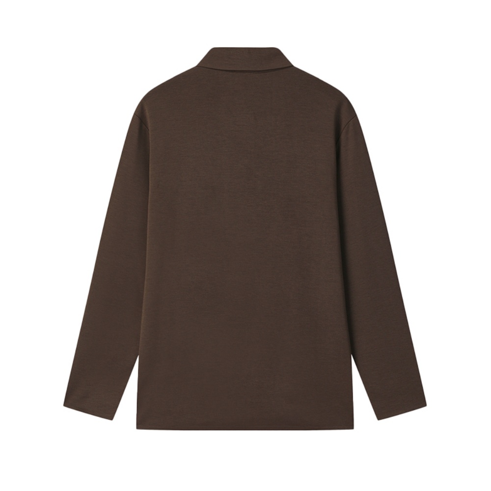 FILA Polo Shirts Men’s Brown Bear Brown Polo Collar Moderate Straight Fit