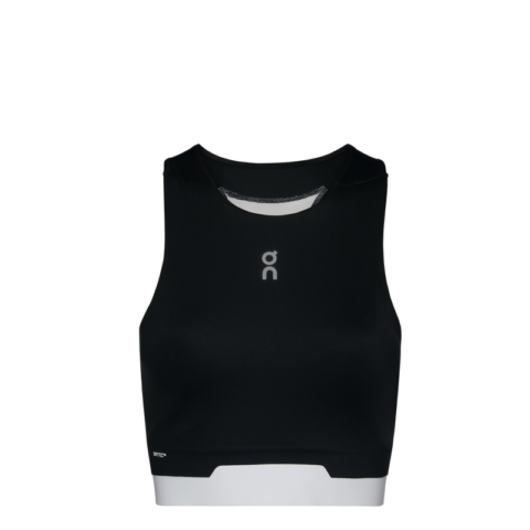 On Train 2 in 1 Crop Sport Vests Women's Black