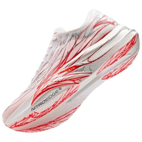 Anta Cushioning, Wear Resistant Low top Casual Running Shoes Women’s White Red