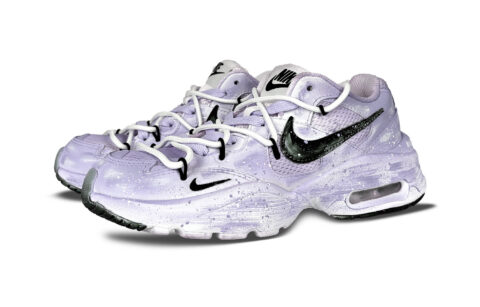 Nike Air Max Fusion Slip Resistant Abrasion Resistant Low top Running Shoes Women’s Purple White