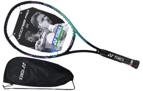 YONEX VCORE PRO 280g Racket Weight 100 Square Inches Head Size Black Green Unisex Full Carbon Tennis Rackets