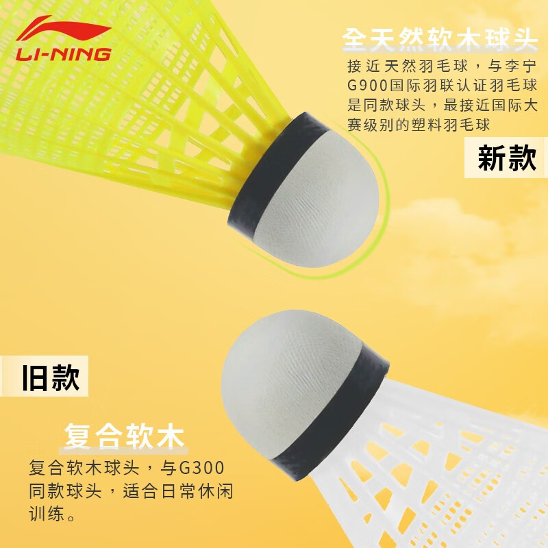 Li Ning AN01PRO 1 6 Pack Nylon Shuttlecocks