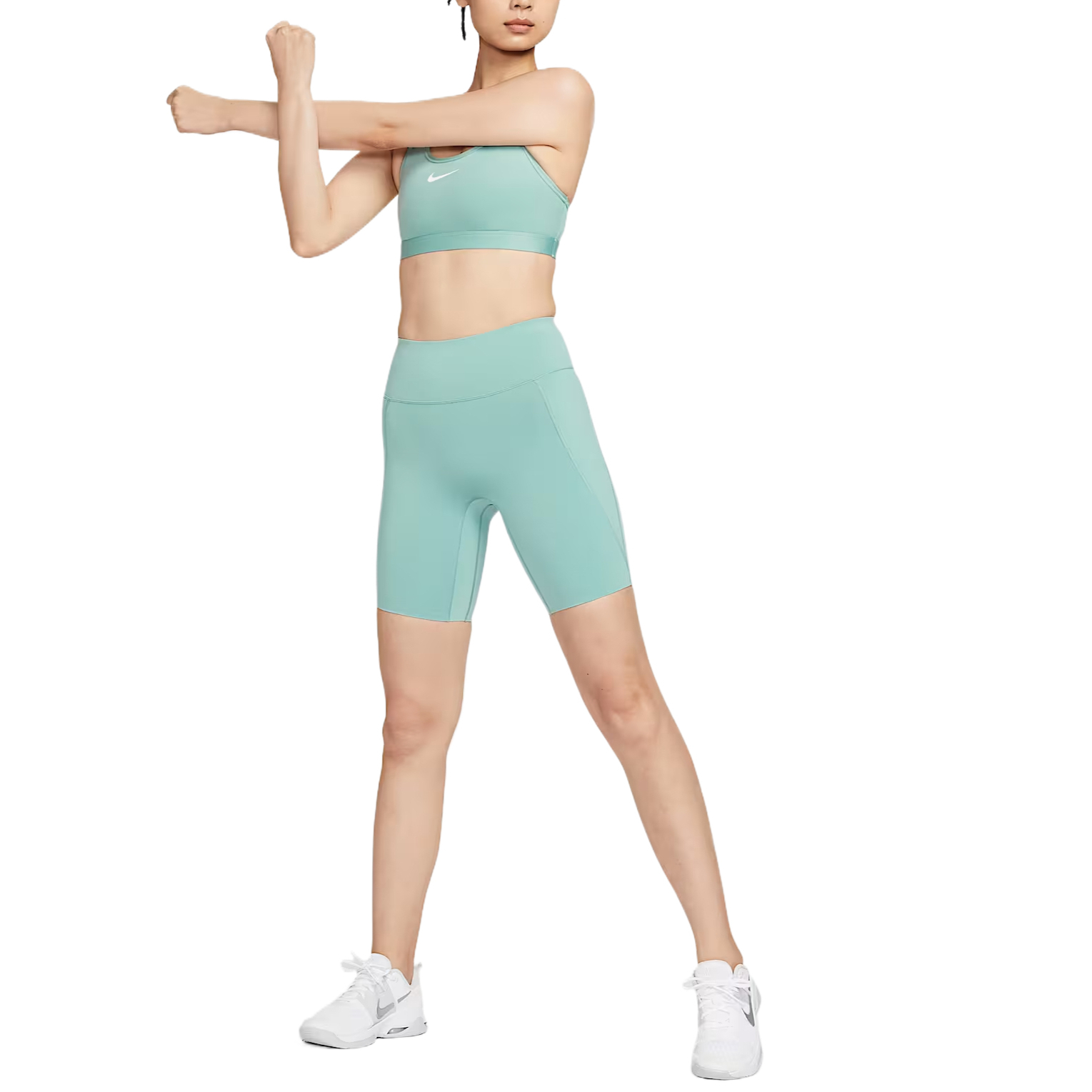 Nike Universa Women’s High Waisted 5′ Biker Shorts With No Front Seam