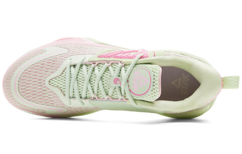PEAK Wind 3.0 Basketball Shoes Men’s Low Top Pink Green